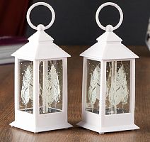 Светильник ночник "Фонарь" 3хLR44 Белый картинка 